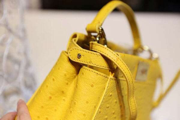 2015春夏新作!フェンディスーパーコピー バッグ FE258 フェンディ OSTRICH MINI PEEK-A-BOO -limited edition